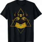 bastet goddess of cats black egyptian ankh t-shirt black cat T-Shirt