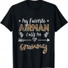 My Favorite Airman Calls Me Granny Grandma Mother's Day T-Shirt