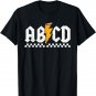 Lightning Pencil Rock'n Roll ABCD Teacher Back To School Kid T-Shirt