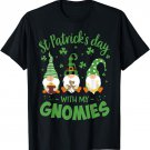 St Patricks Day With My Gnomies Gnome Teachers Women Kids T-Shirt