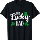 One Lucky Dad Leprechaun Hat St Patricks Day T-Shirt