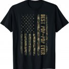 Best Pop Pop Ever Camouflage American Flag Father's Day T-Shirt