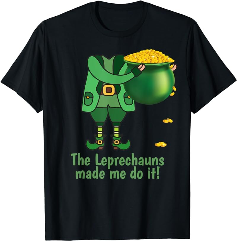 The Leprechauns Character Saint Pattys Day Kids T-Shirt