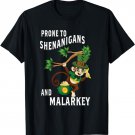 Prone to Shenanigans Funny Irish Shenanigator Saint Patricks T-Shirt