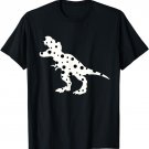 Dotted T Rex Dinosaur International Dot Day White & Black T-Shirt