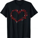 Musical Note Heart Melody Symbol Musician Valentine's Day T-Shirt