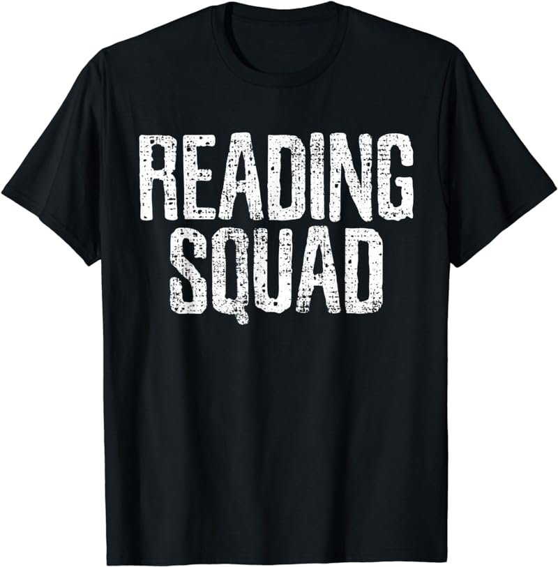 Reading Squad Book Lover Vintage Gift T-Shirt