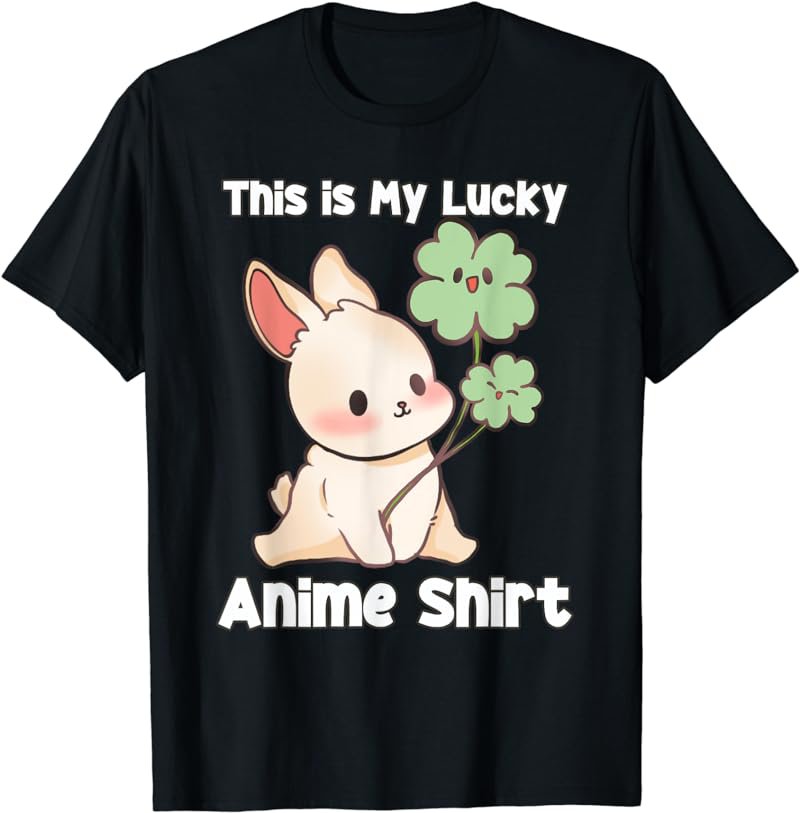 This Is My Lucky Anime Shirt - Kawaii St. Patrick's Day T-Shirt