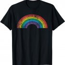 Rainbow Shirt Vintage Retro 70's 80s Style Mother's Day Gift T-Shirt