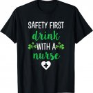 Funny Nurse Shirt St. Patrick's Day women's Tee Irish Shirt