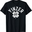 Pittsburgh Pennsylvania Funny Yinz St Patricks Day Shamrock T-Shirt