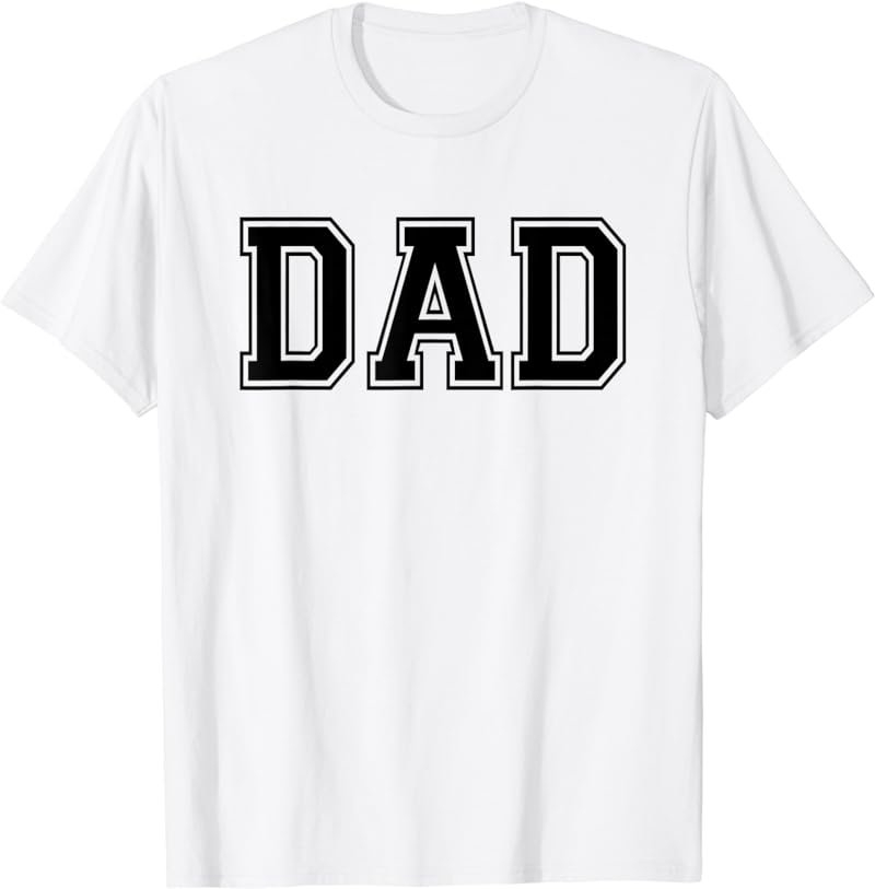 White Shirt That Says Dad New Dad Pregnancy Announcement T-Shirt