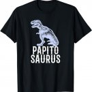 Mens Papitosaurus Funny Dinosaur Spanish Daddy Papito T-Shirt
