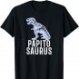 Mens Papitosaurus Funny Dinosaur Spanish Daddy Papito T-Shirt
