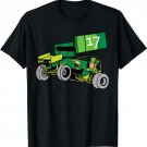 Sprint Car Dirt Tracking Racing Leprechaun St. Patricks Day T-Shirt