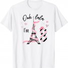 Paris Birthday Theme Party Eiffel Tower 8th 5th 9th Costume T-Shirt