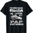 Pap Is My Favorite Name Funny Grandpa Gift Father's day T-Shirt