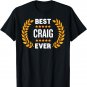 Best Craig Ever with Five Stars Name Craig T-Shirt