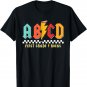 ABCD First Grade Rocks Pencil Lightning Students Teachers T-Shirt