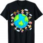 Cute Earth Day 2023 Save Environment Children Around World T-Shirt