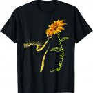 Best Cat Mom Ever Sunflower Mother's Day Gifts for Cat Lover T-Shirt