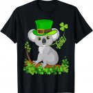 Irish Shamrock Leprechaun Hat Lucky Koala St. Patrick's Day T-Shirt