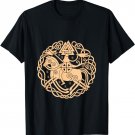 Viking Symbol Horse Warrior Nordic Mythology Valhalla Gift T-Shirt