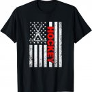 American Flag Hockey USA Patriotic T-Shirt