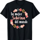 La Mejor Sobrina Del Mundo Best Niece In Spanish Floral Arch T-Shirt