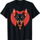 Mini Pinscher Mom Valentines Day T-Shirt