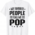 Mens Pop Tshirts from Grandchildren for Grandpa Men Call Me Pop T-Shirt
