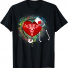 Nurse 365 Stethoscope Heart Nurse T-Shirt