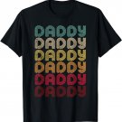 Daddy Retro Vintage dad for lovers Fathers day T-Shirt