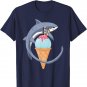 Thresher Shark Shirt T Shirt Graphic Tee Sharks & Ice Cream T-Shirt