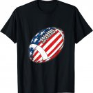 Football Ball American Flag U.S.A. Great Gifts Idea T-Shirt