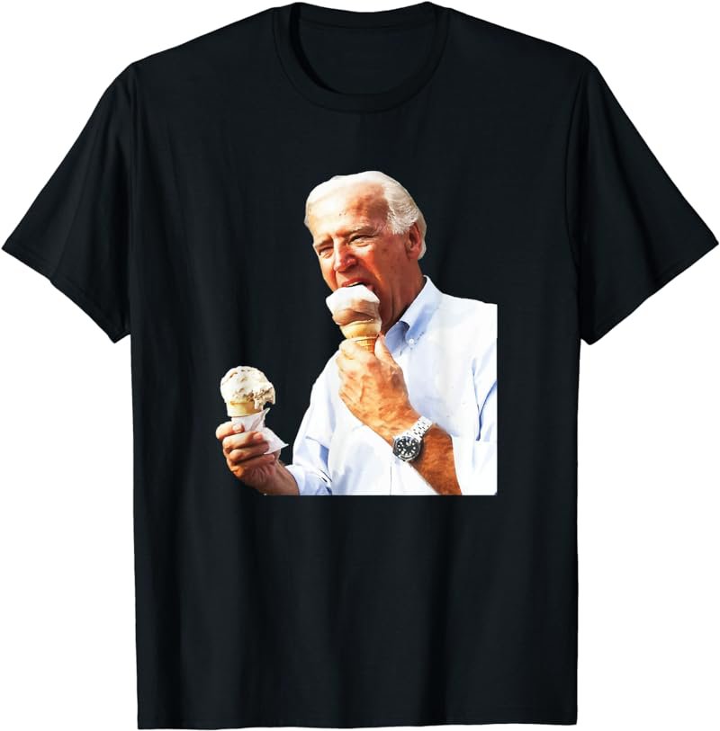 Joe Biden Eating Ice Cream T-Shirt 2020