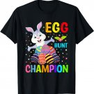 Easter Day The Egg Hunt Is On Bunny Eggs Hunting Boys Girls T-Shirt