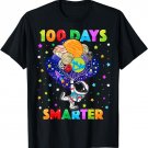 100 Days of School Astronaut Outer Space Boys Kids 100th Day T-Shirt