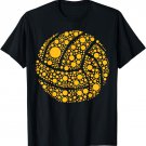 Yellow Polka Dot Volleyball Lover International Dot Day T-Shirt