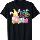 Happy Easter Cute Bunny Gnome Egg Hunting Spring Easter T-Shirt