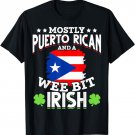 St Patricks Day Puerto Rican Shamrock Puerto Rican Irish T-Shirt