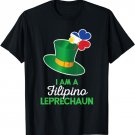 Filipino St Patricks Day Leprechaun Casual T-Shirt
