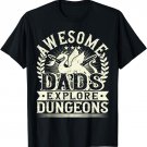 Awesome Dads Explore..., RPG Gaming & Board Game Dad T-Shirt