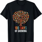 100 Days of Growing Teacher Book Reading 100th Day of School T-Shirt