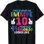 10 Years Old Princess Birthday Quote 10th B-day Kids Graphic T-Shirt