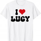 I Love Lucy I Heart Lucy Valentine's Day T-Shirt