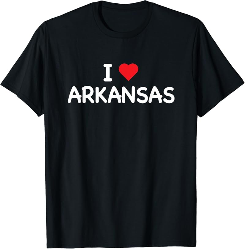 Arkansas - I Love Arkansas - Throwback Design - Classic T-Shirt