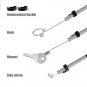 4.3 Inch 1080P HD Industrial Endoscope Camera Screen Borescope Inspection Camera