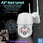 Security Camera Outdoor Waterproof Wireless WiFi IP Camera Home Security System 360° View PTZ