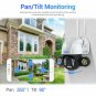 Floodlight Camera 1080P HD 3MP Outdoor Security Camera Motion-Activated Pan Tilt